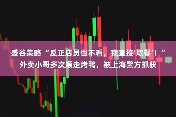 盛谷策略 “反正店员也不看，我直接‘取餐’！”外卖小哥多次顺走烤鸭，被上海警方抓获