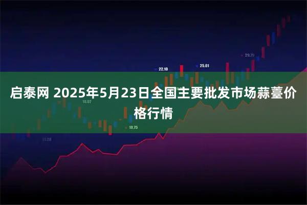 启泰网 2025年5月23日全国主要批发市场蒜薹价格行情